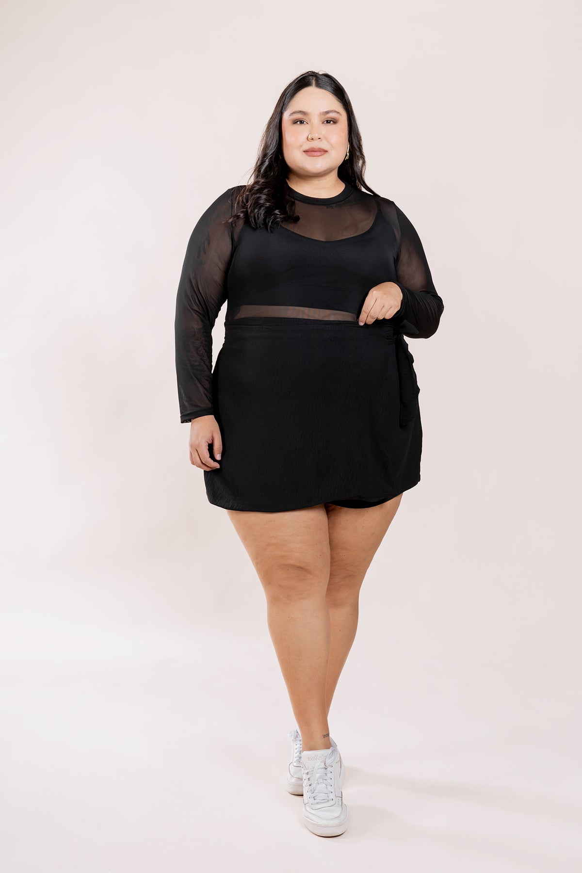 Falda Short Selena Curvi