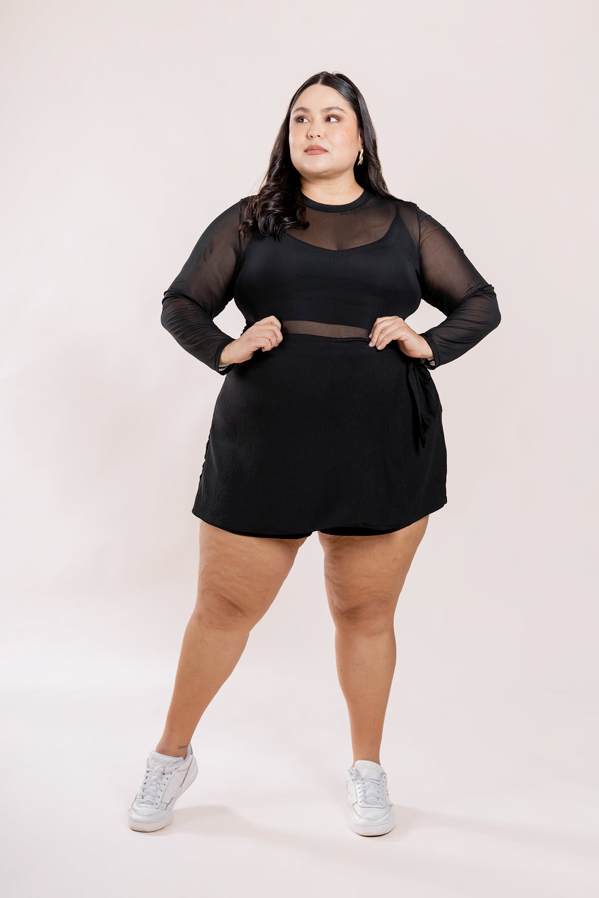 Falda Short Selena Curvi