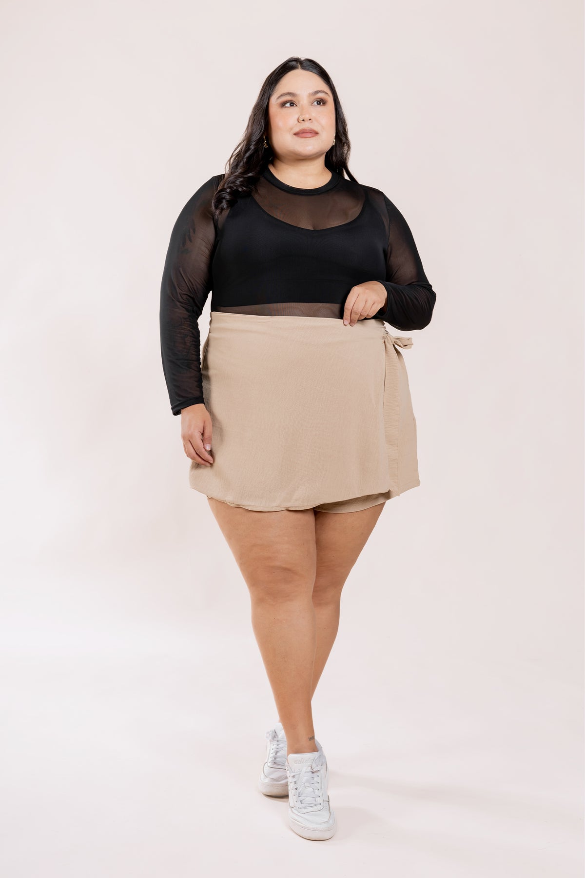 Falda Short Selena Curvi