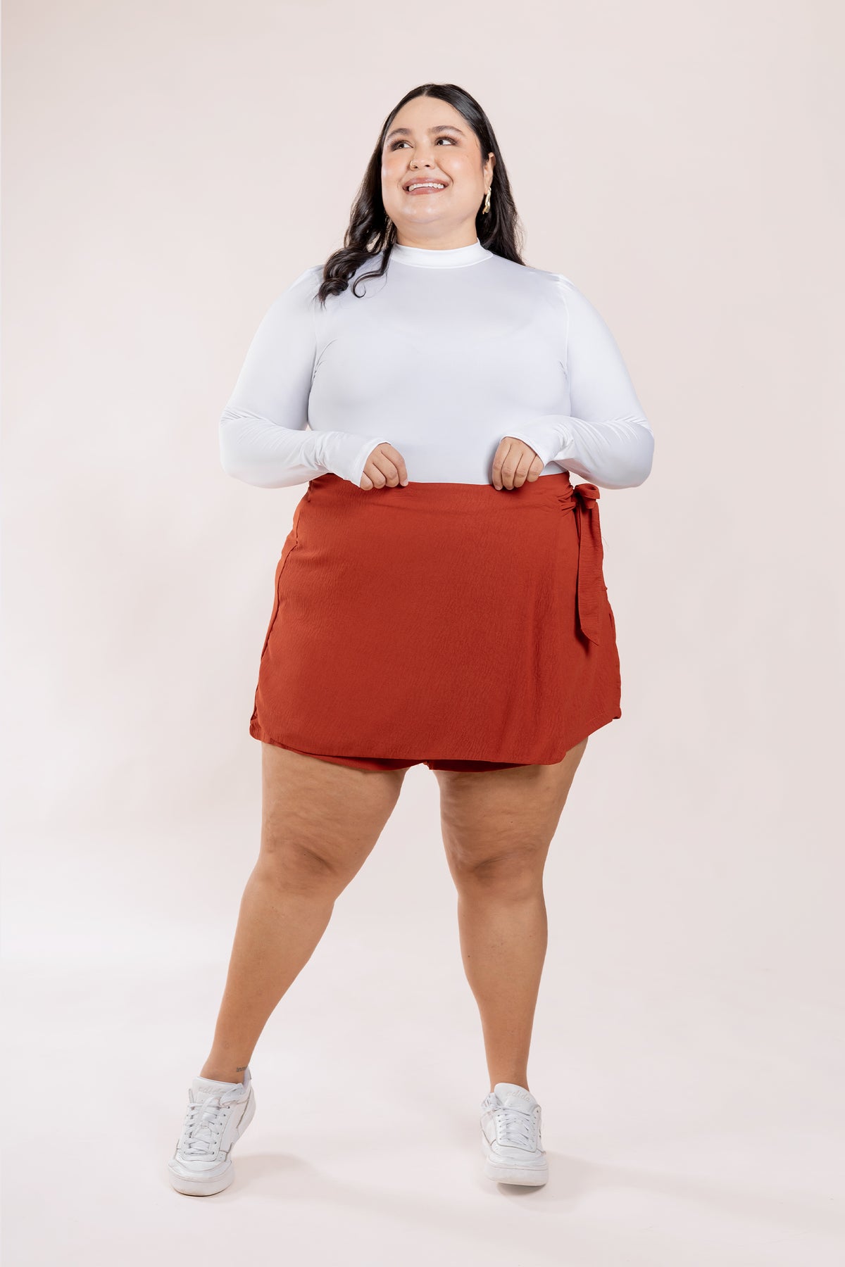 Falda Short Selena Curvi