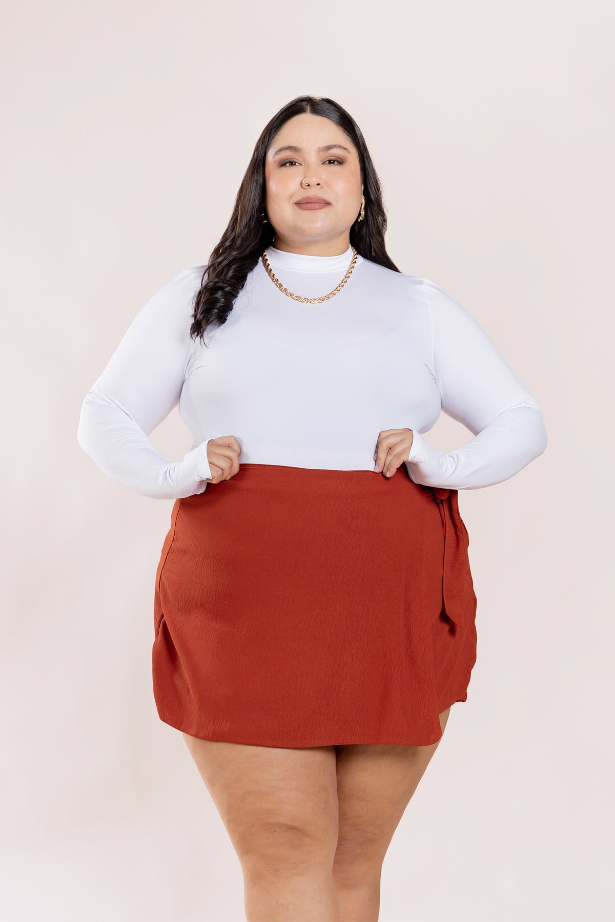 Falda Short Selena Curvi