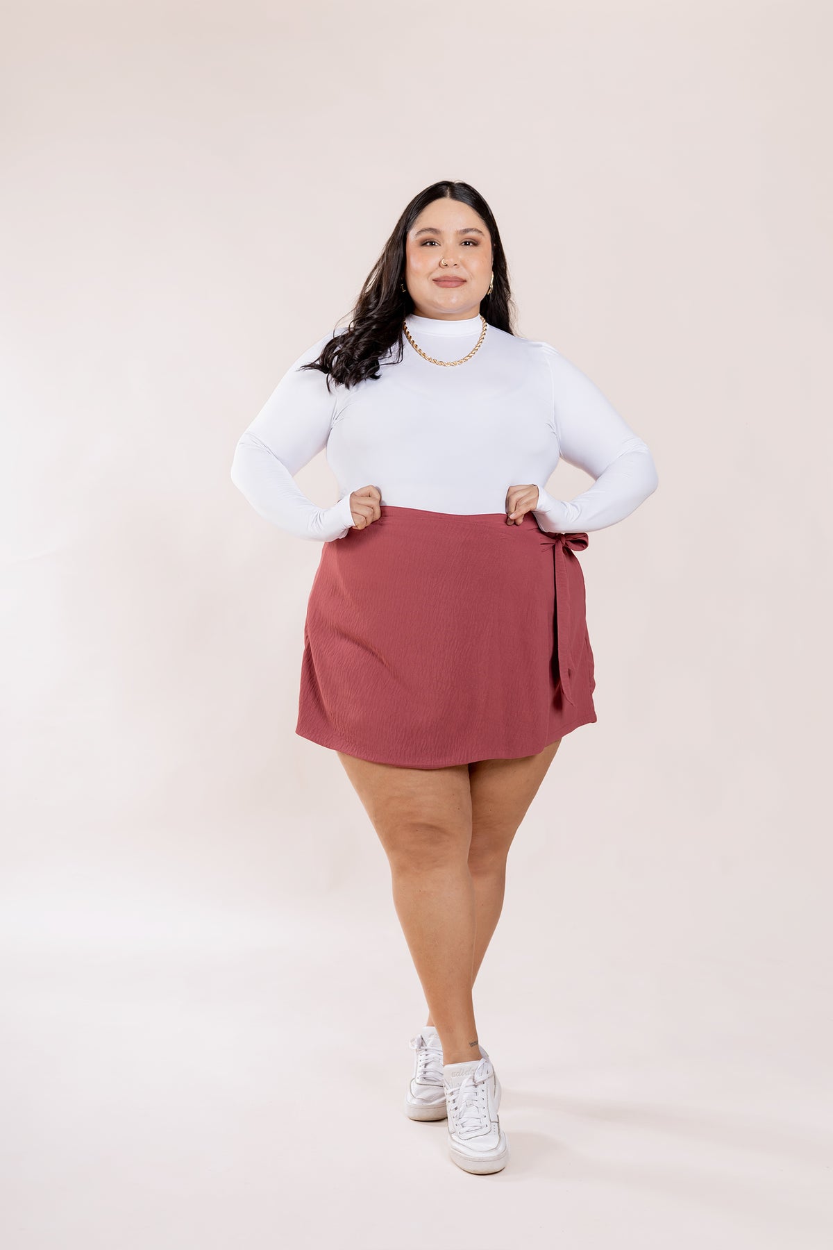Falda Short Selena Curvi