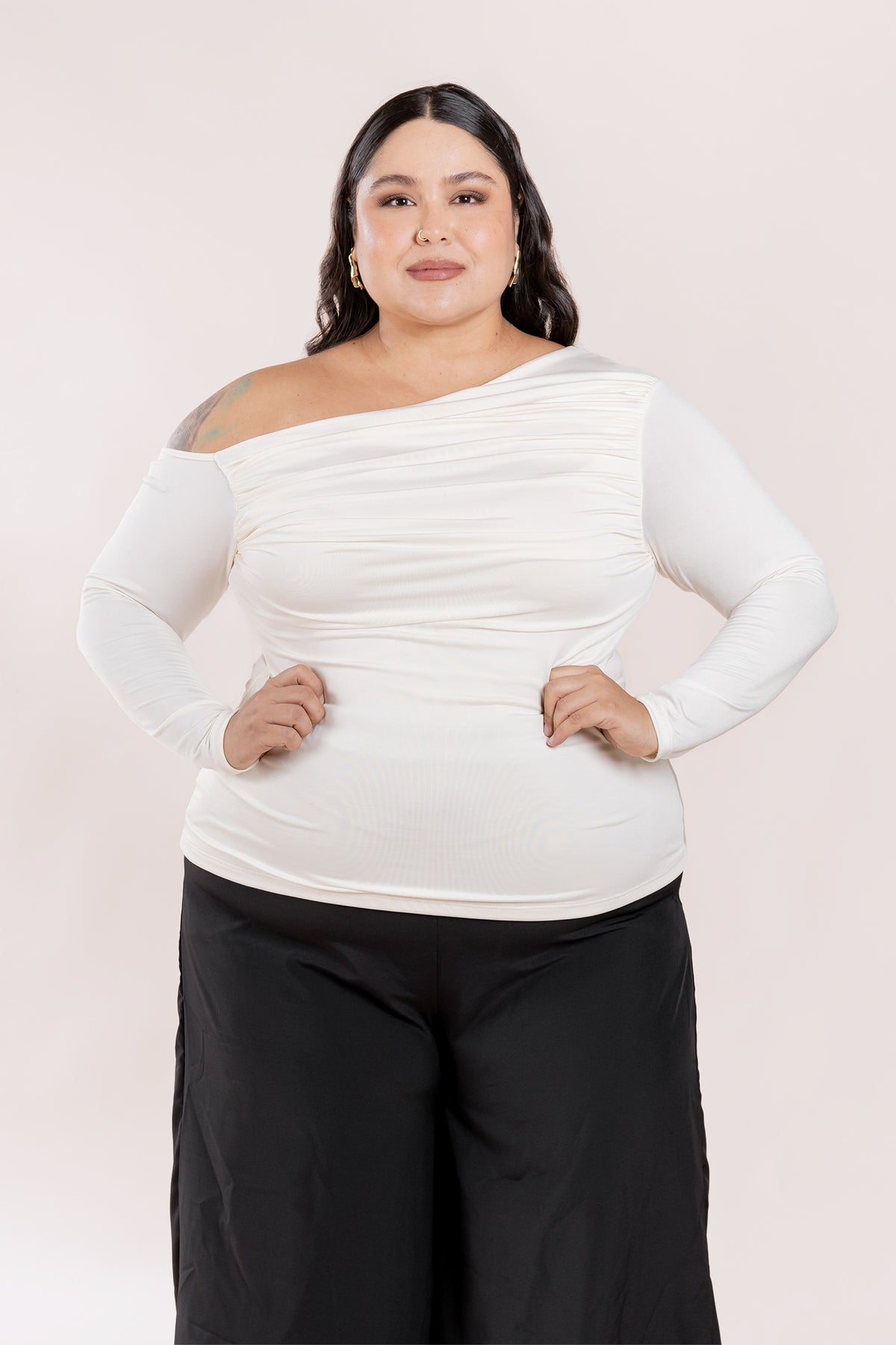 Blusa Drapeada Curvi
