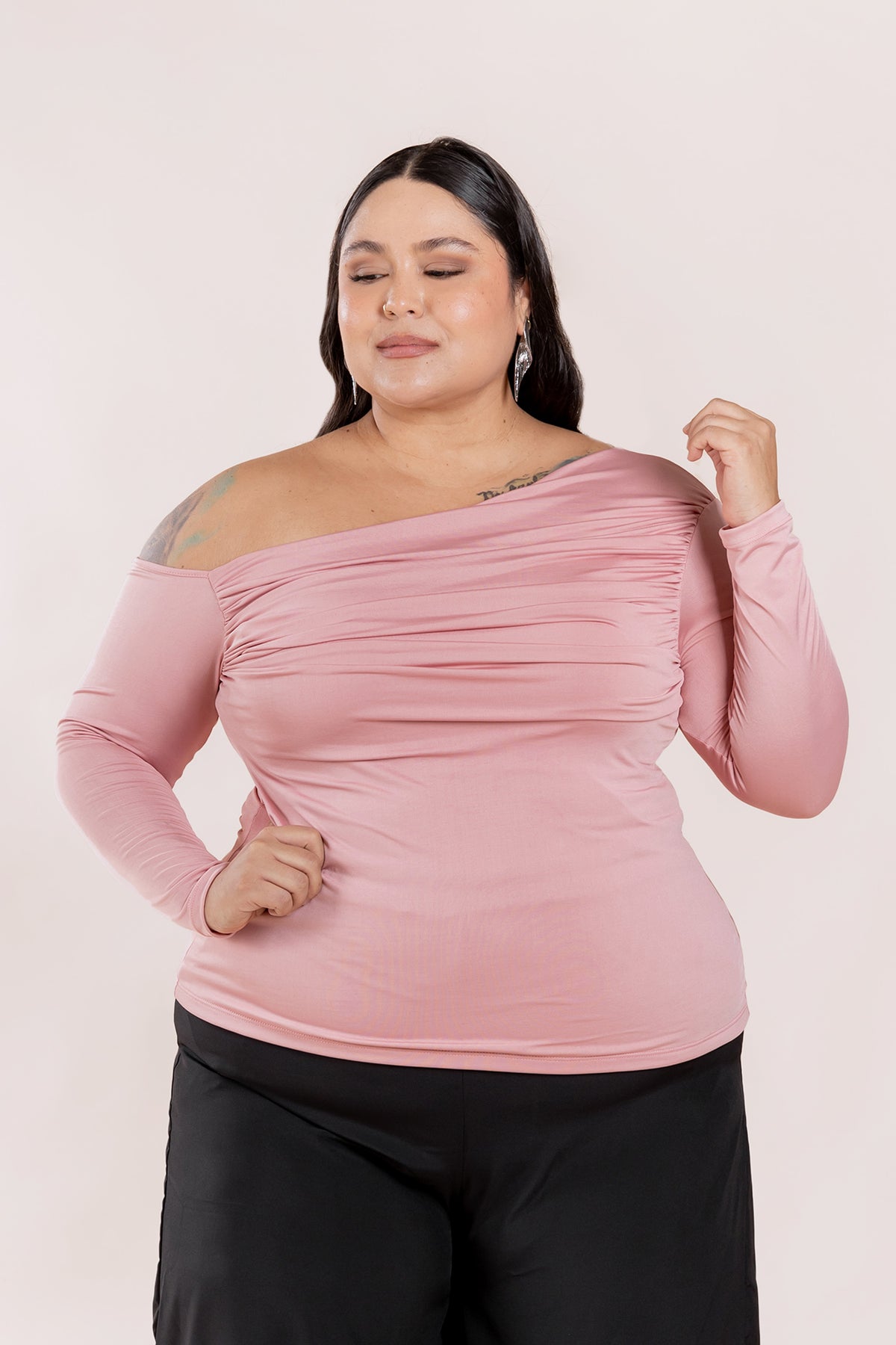 Blusa Drapeada Curvi