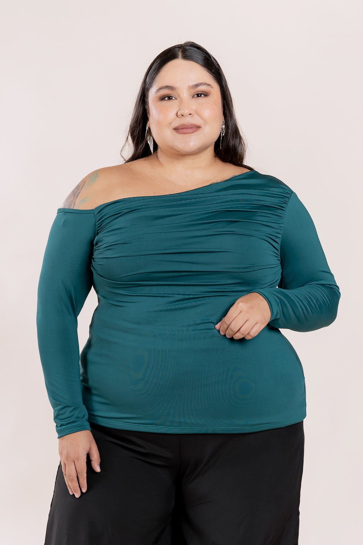 Blusa Drapeada Curvi
