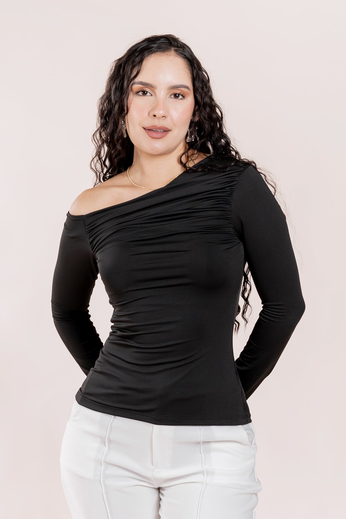 Blusa Drapeada Estándar