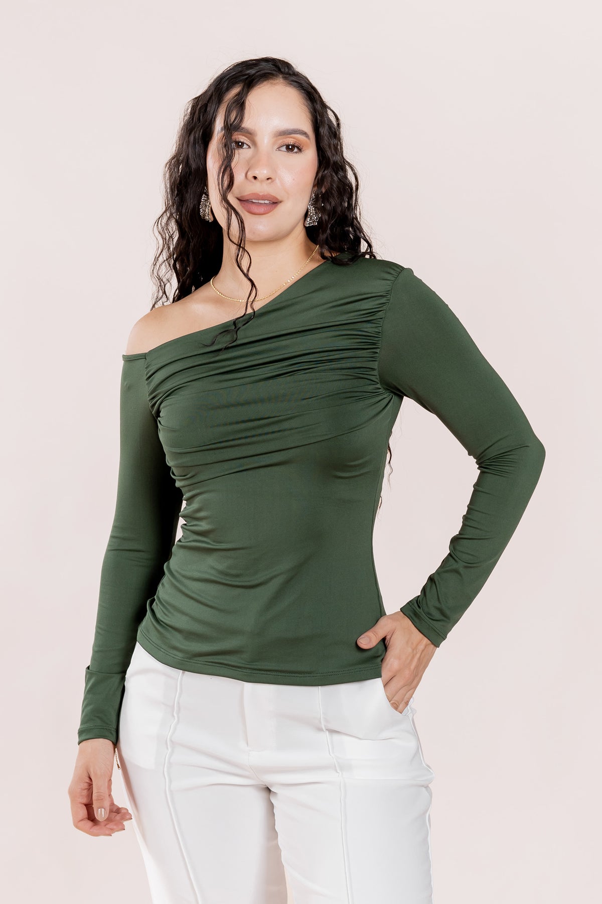 Blusa Drapeada Estándar