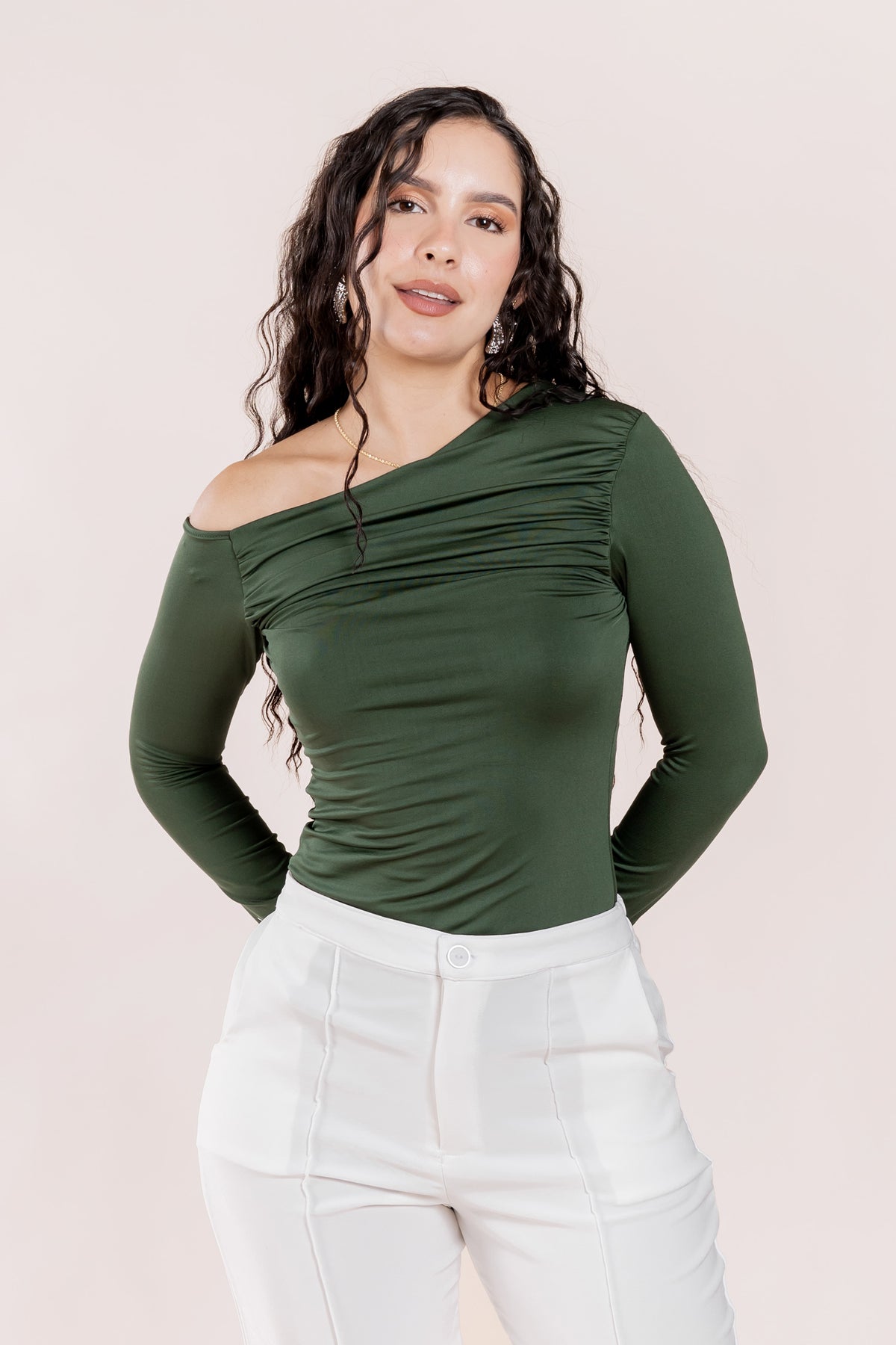 Blusa Drapeada Estándar