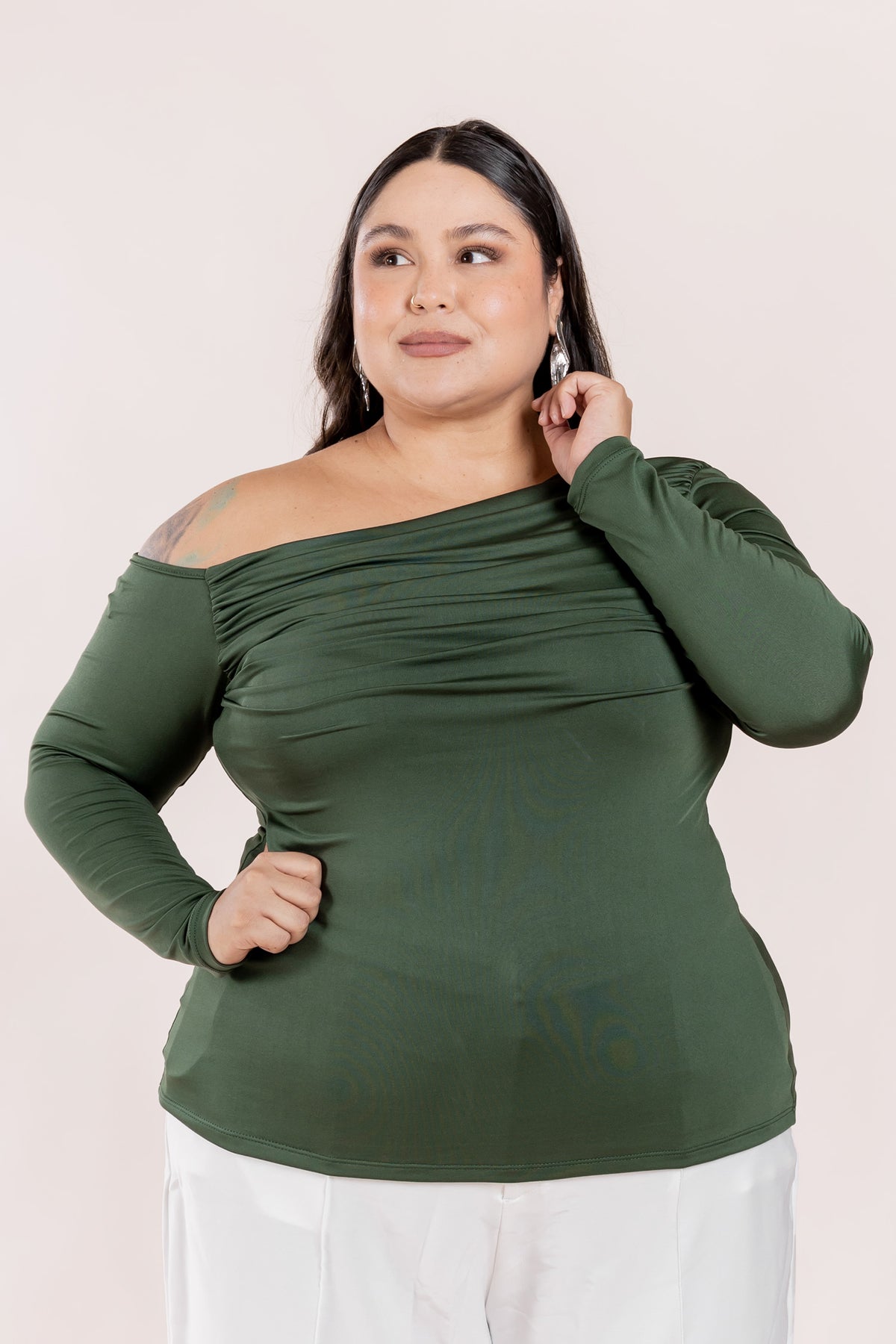 Blusa Drapeada Curvi