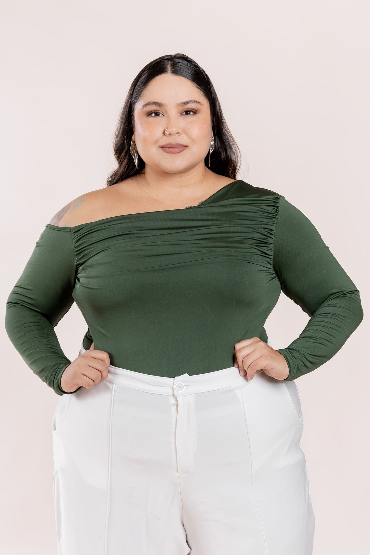 Blusa Drapeada Curvi