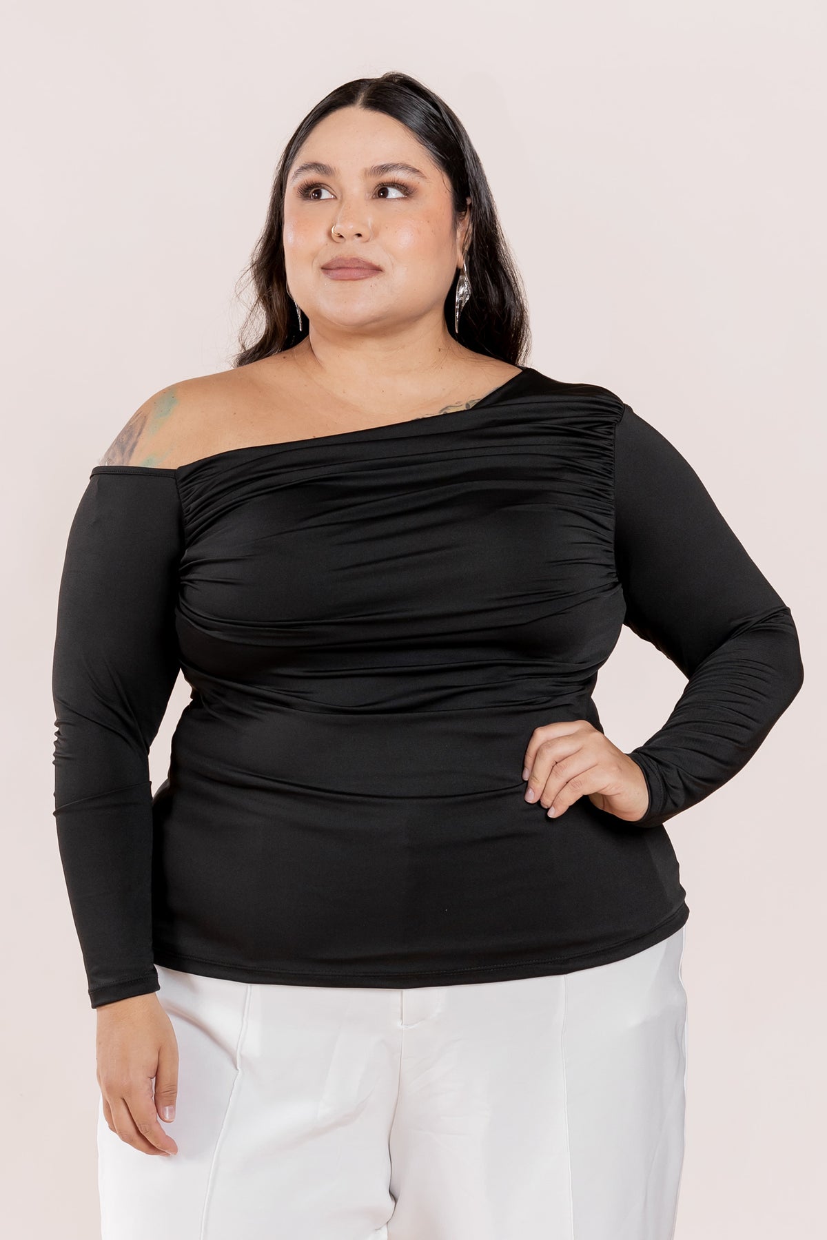 Blusa Drapeada Curvi