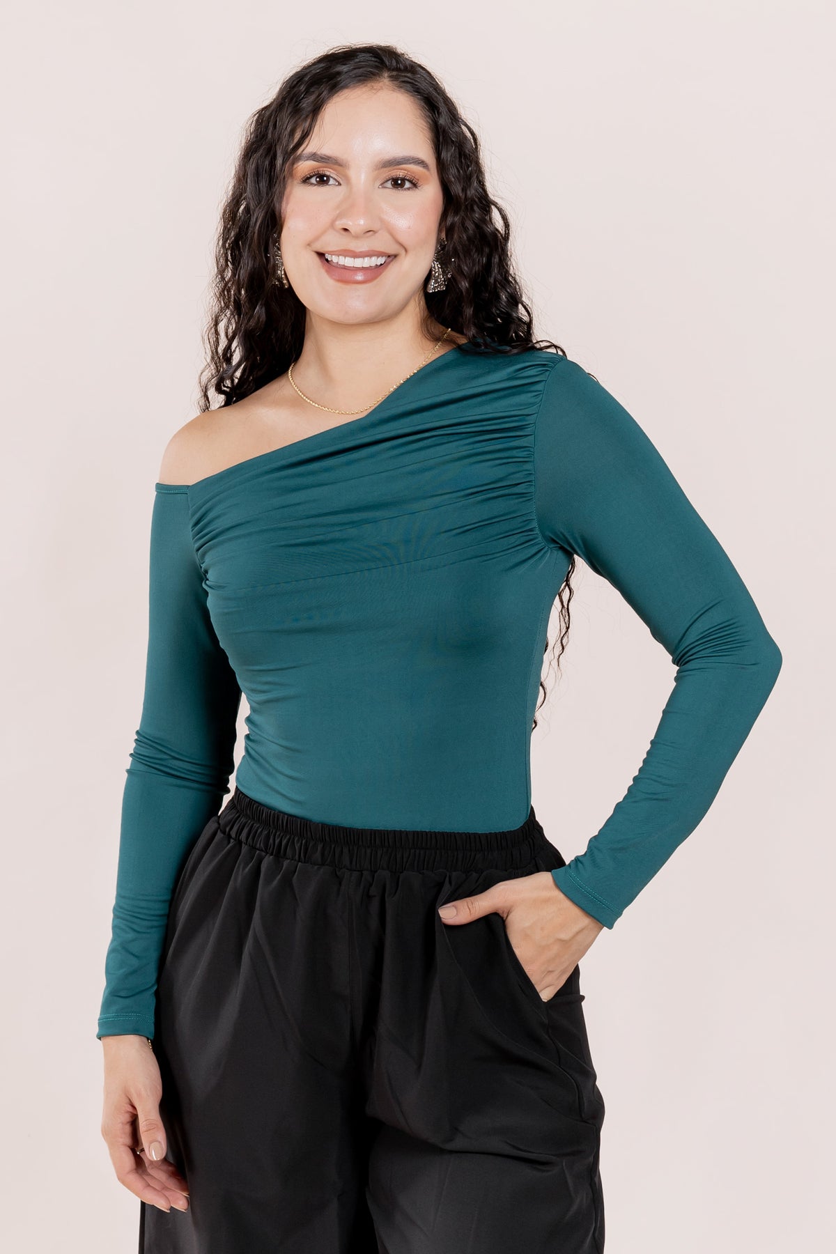 Blusa Drapeada Estándar
