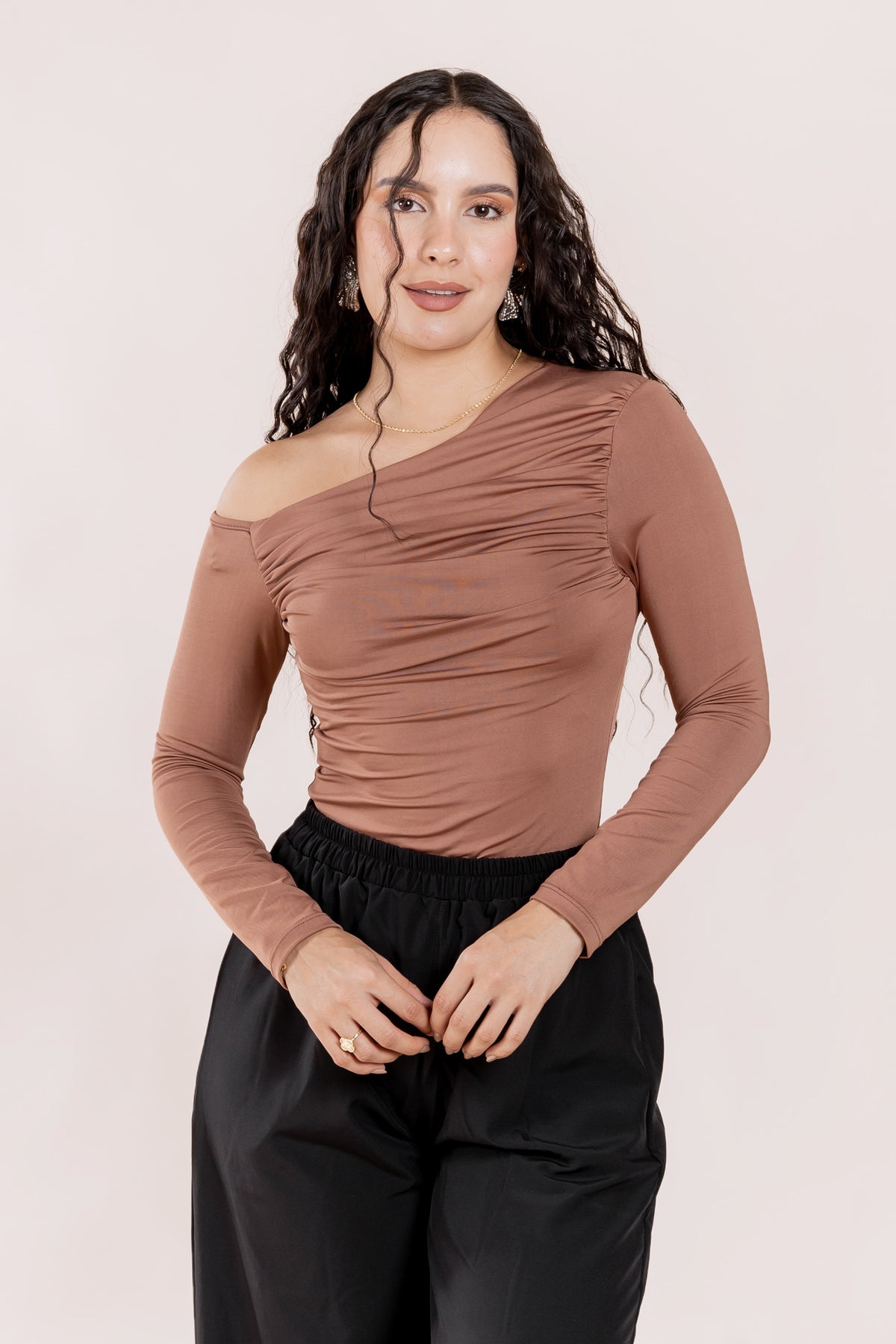 Blusa Drapeada Estándar