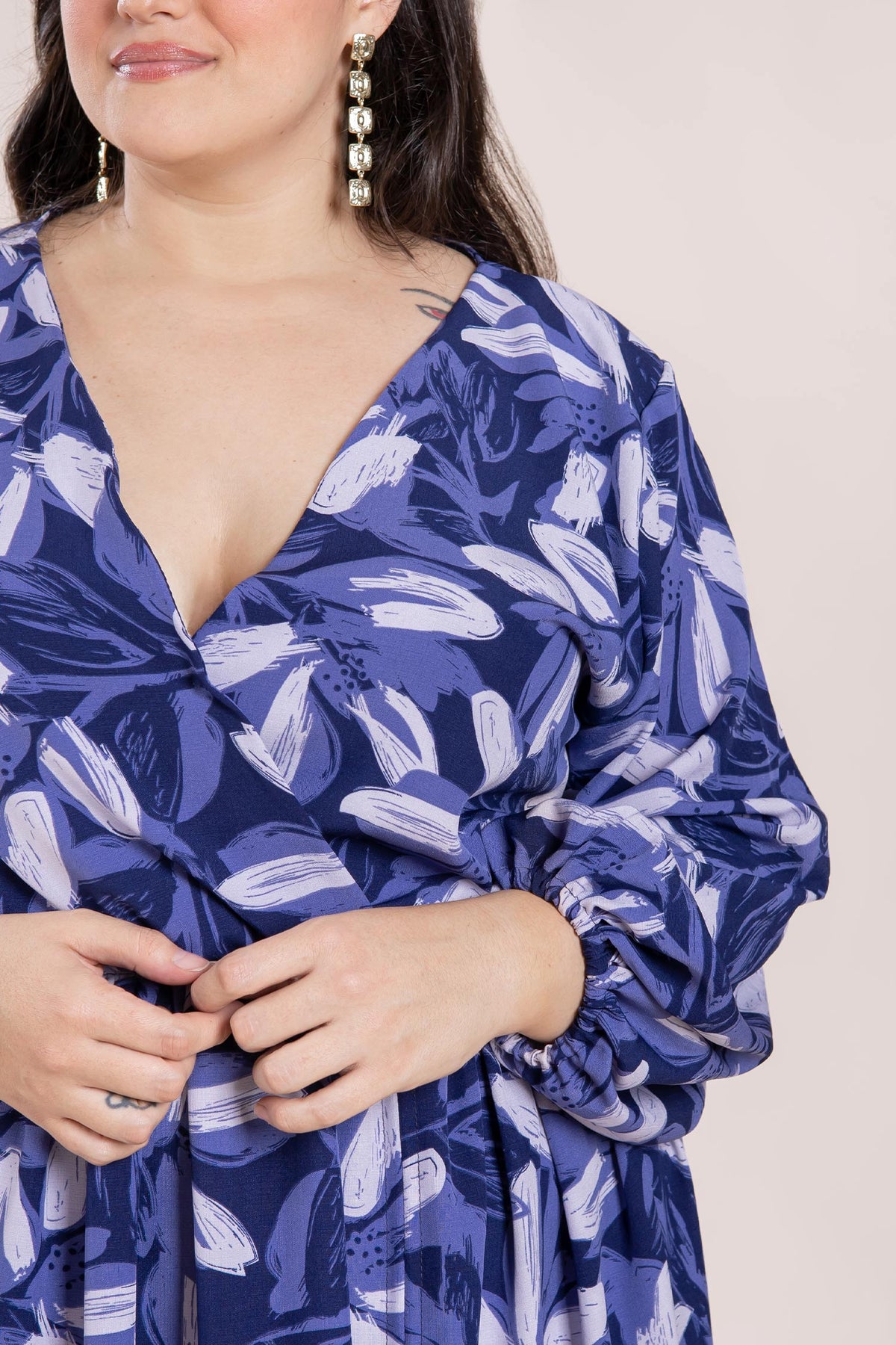 VESTIDO AZUCENA CURVI ESTAMPADO