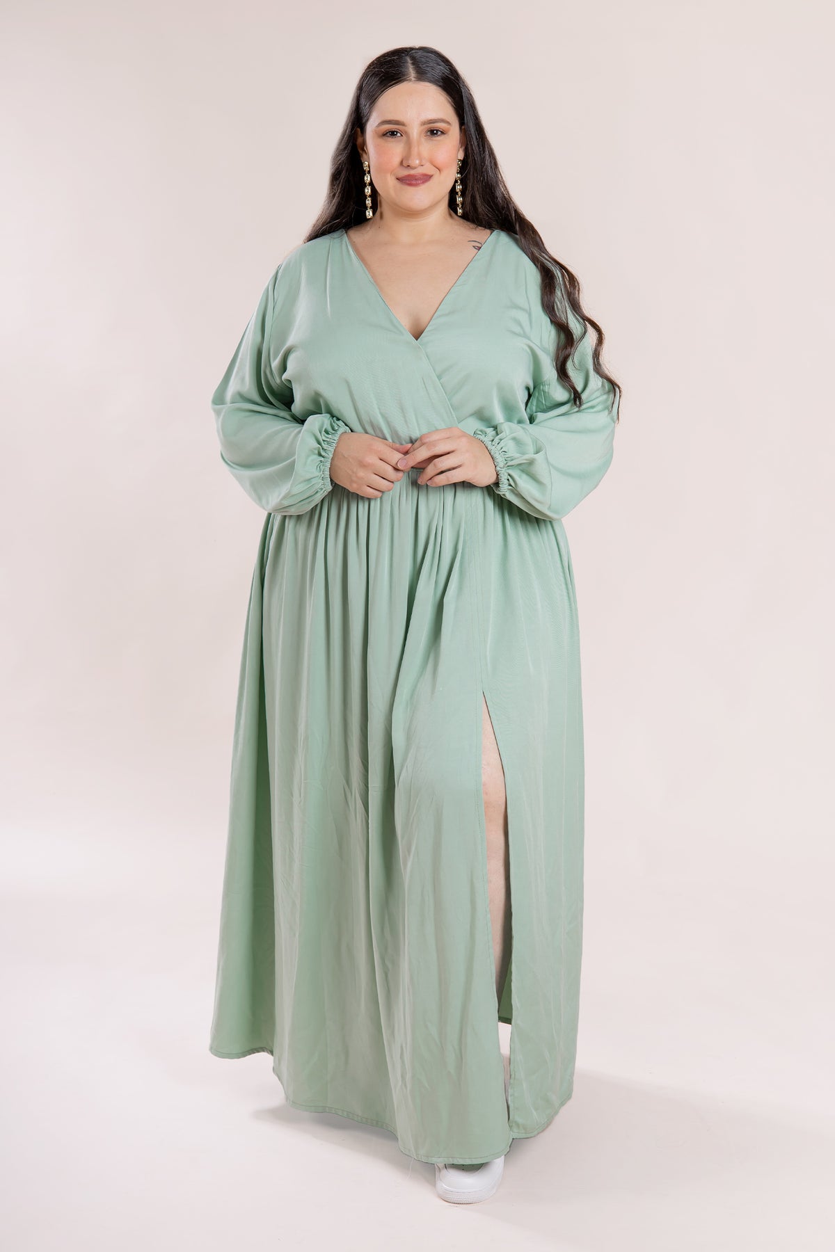VESTIDO AZUCENA CURVI FONDO ENTERO