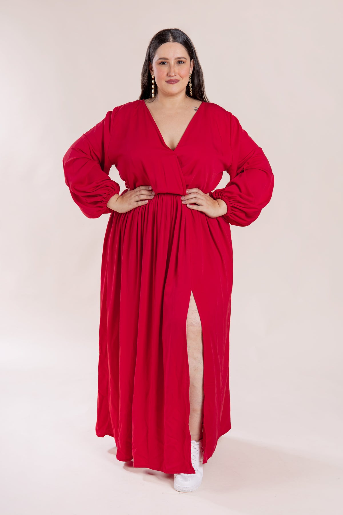 VESTIDO AZUCENA CURVI FONDO ENTERO