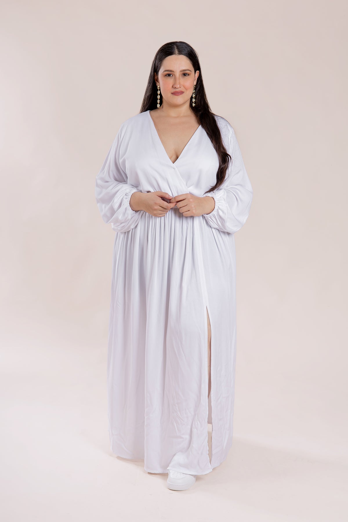 VESTIDO AZUCENA CURVI FONDO ENTERO