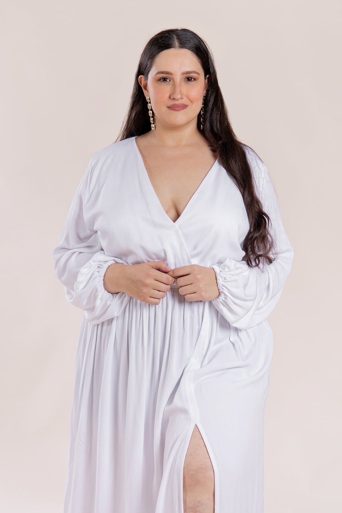 VESTIDO AZUCENA CURVI FONDO ENTERO