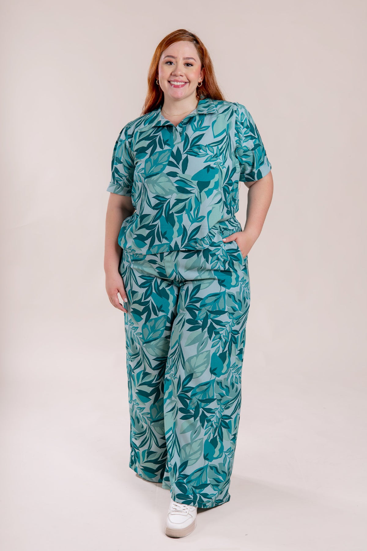 PANTALON TWILL CURVI ESTAMPADO