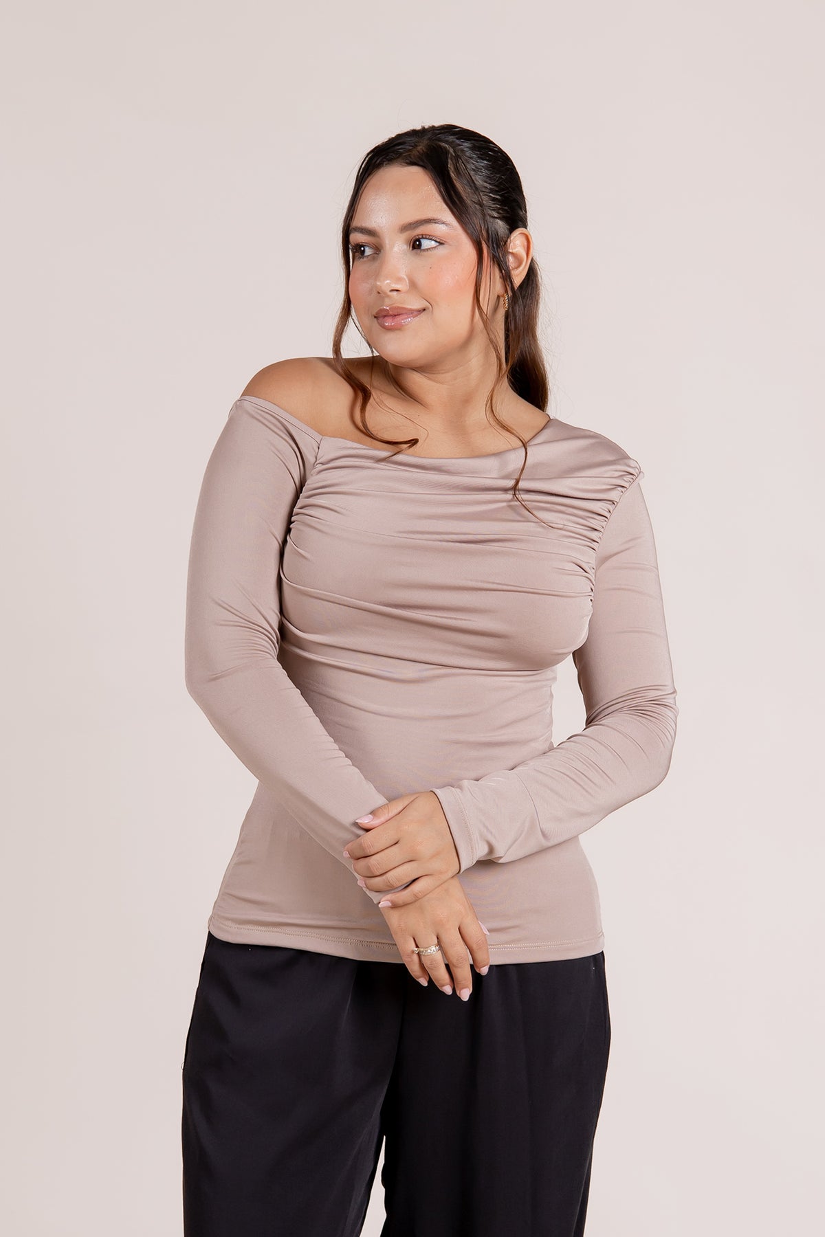 Blusa Drapeada Estándar