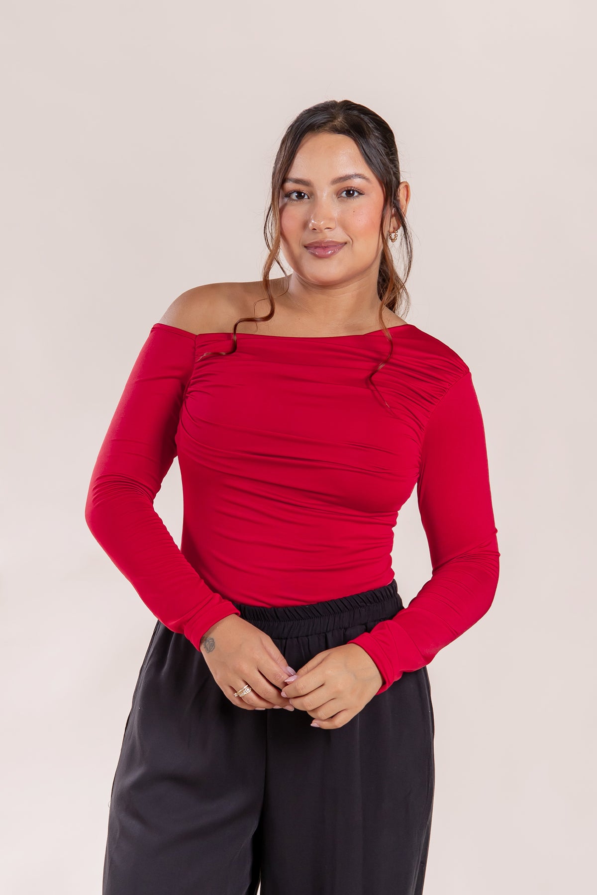 Blusa Drapeada Estándar