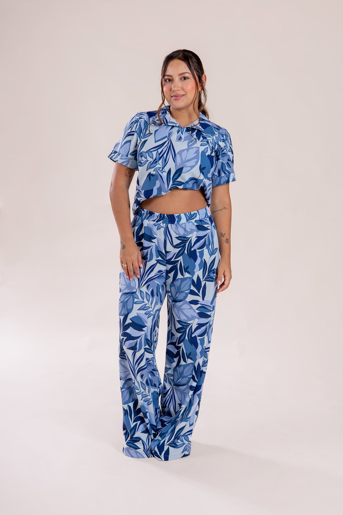 PANTALON TWILL ESTANDAR ESTAMPADO