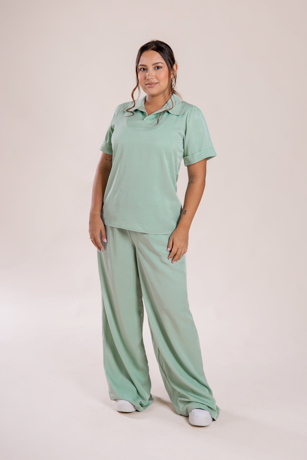 PANTALON TWILL ESTANDAR FONDO ENTERO