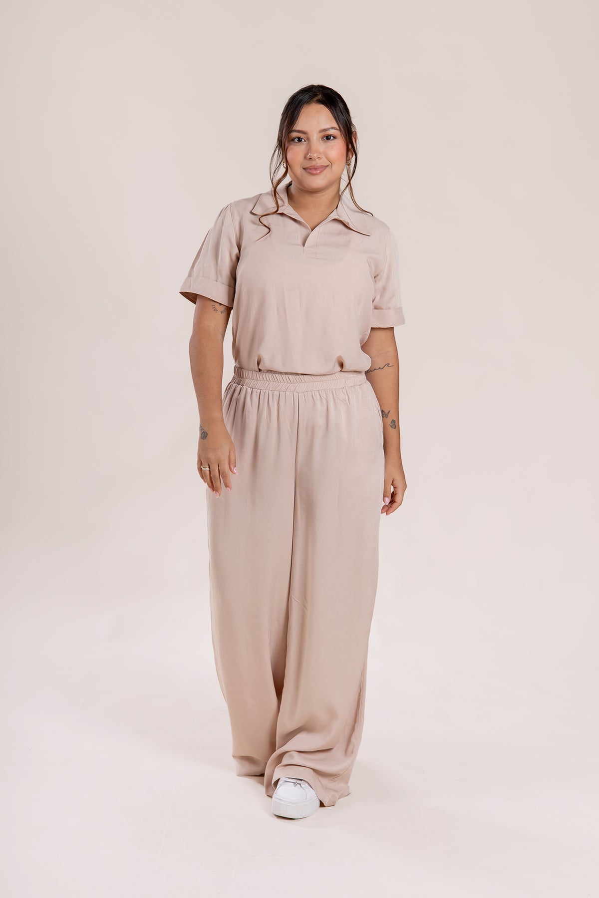PANTALON TWILL ESTANDAR FONDO ENTERO