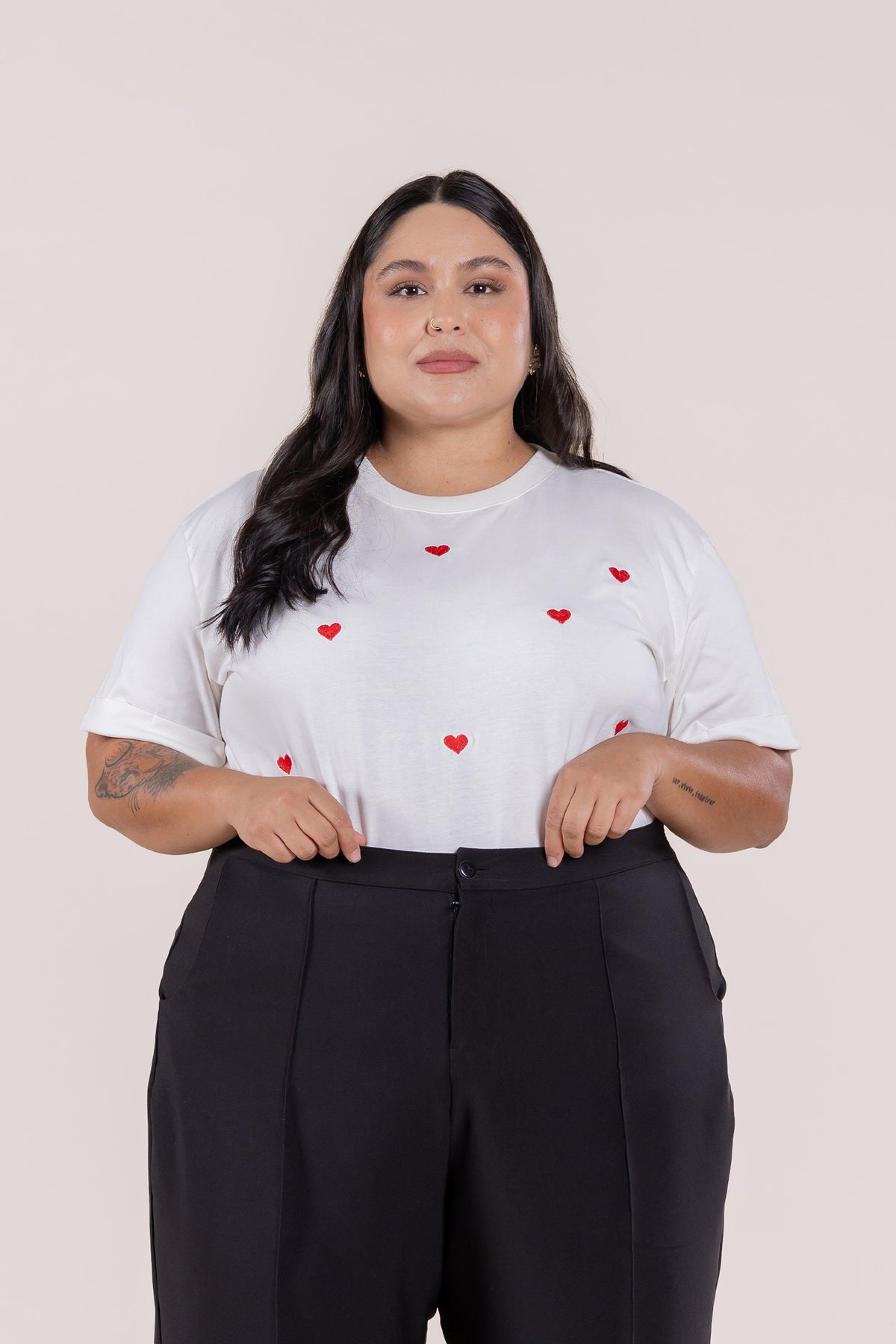 Camiseta Bordada Curvi