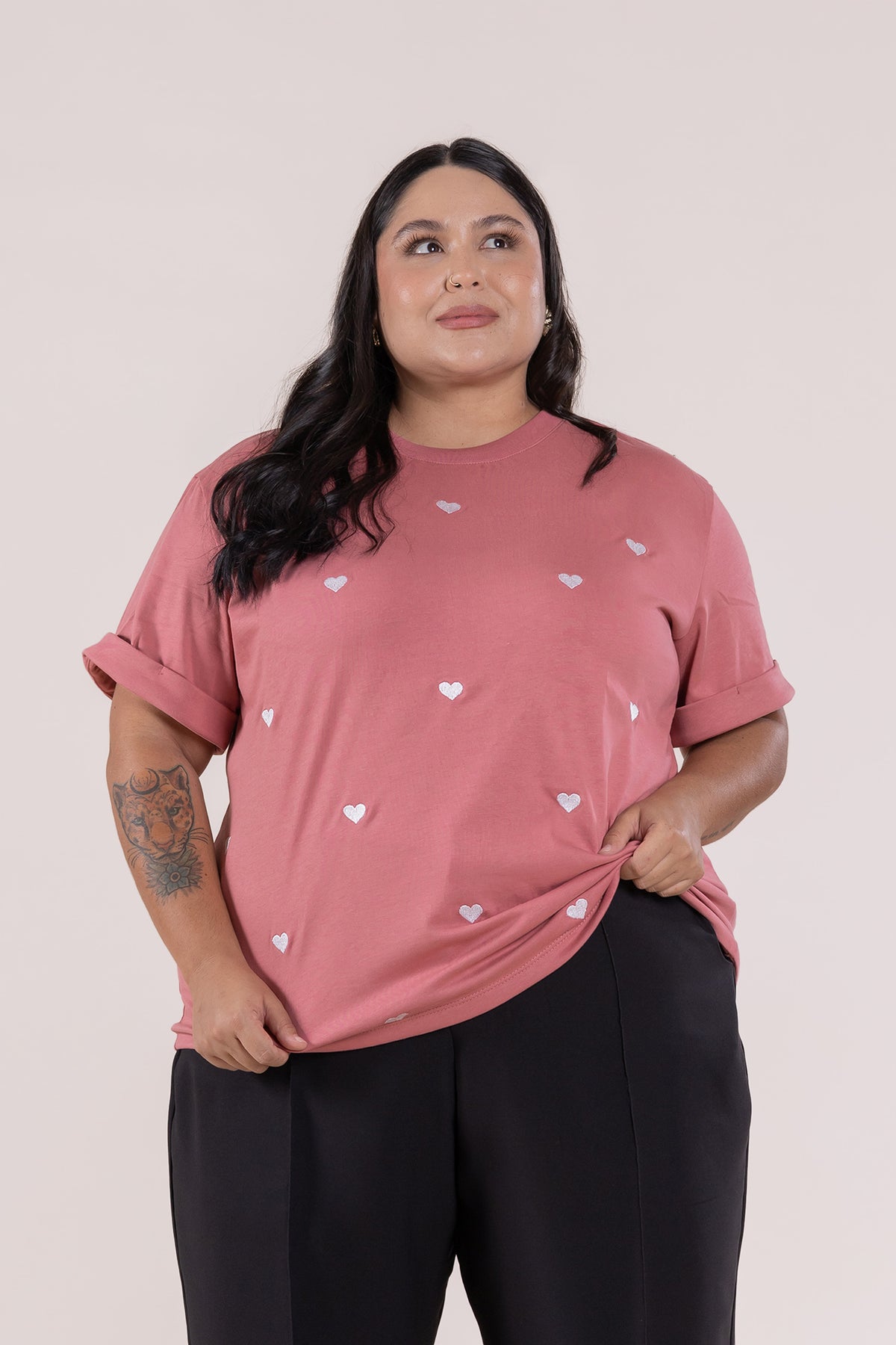 Camiseta Bordada Curvi