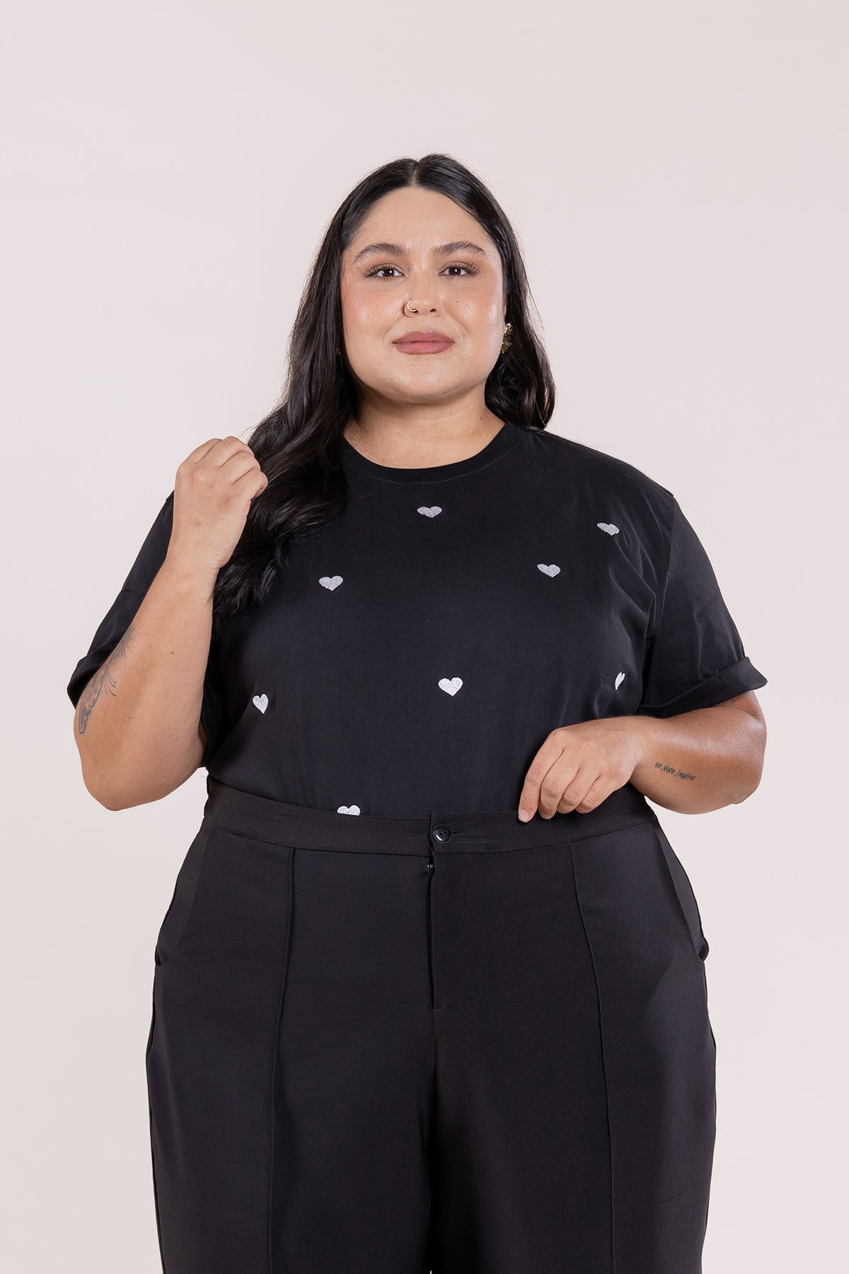 Camiseta Bordada Curvi