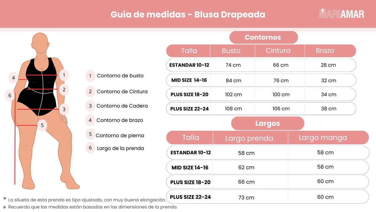Blusa Drapeada Curvi