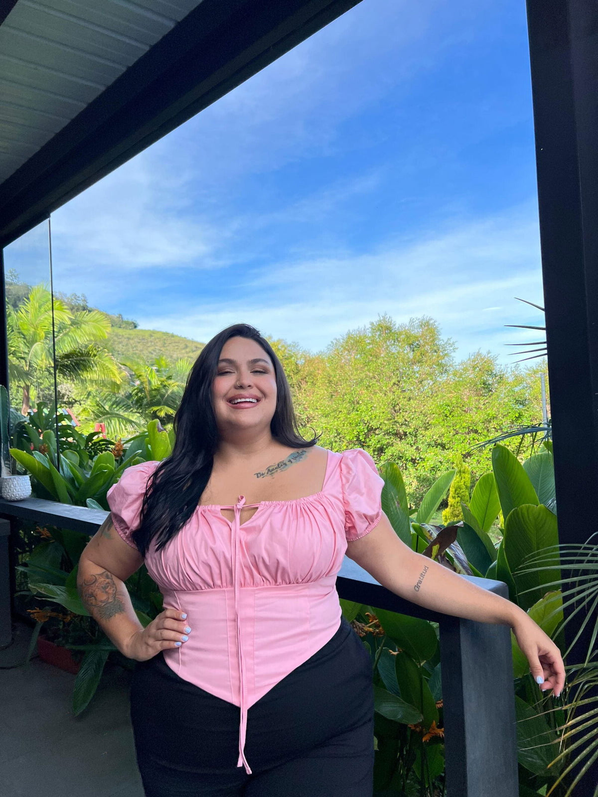 Blusa Corsé Curvi - Tienda Mariamar